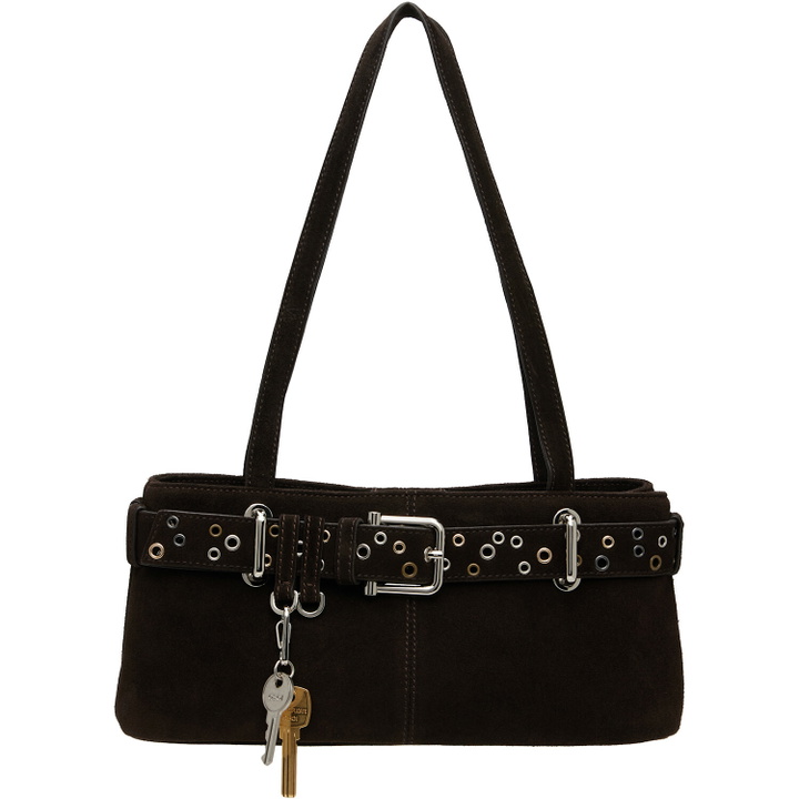 Photo: OSOI Brown Shoulder Brocle Mini Bag