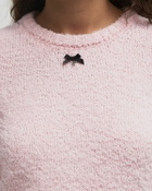ROTATE Birger Christensen Cotton Knit Pullover pink Women