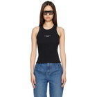 Givenchy Black Slim Fit 'Givenchy Paris' Tank Top