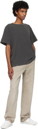 John Elliott Black Folsom Cropped T-shirt