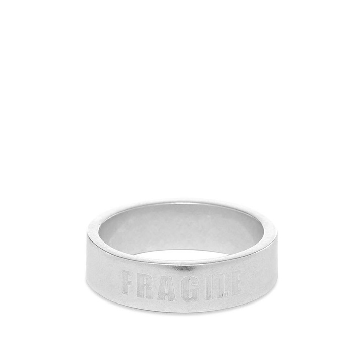 Photo: Maison Margiela 11 Fragile Logo Band Ring