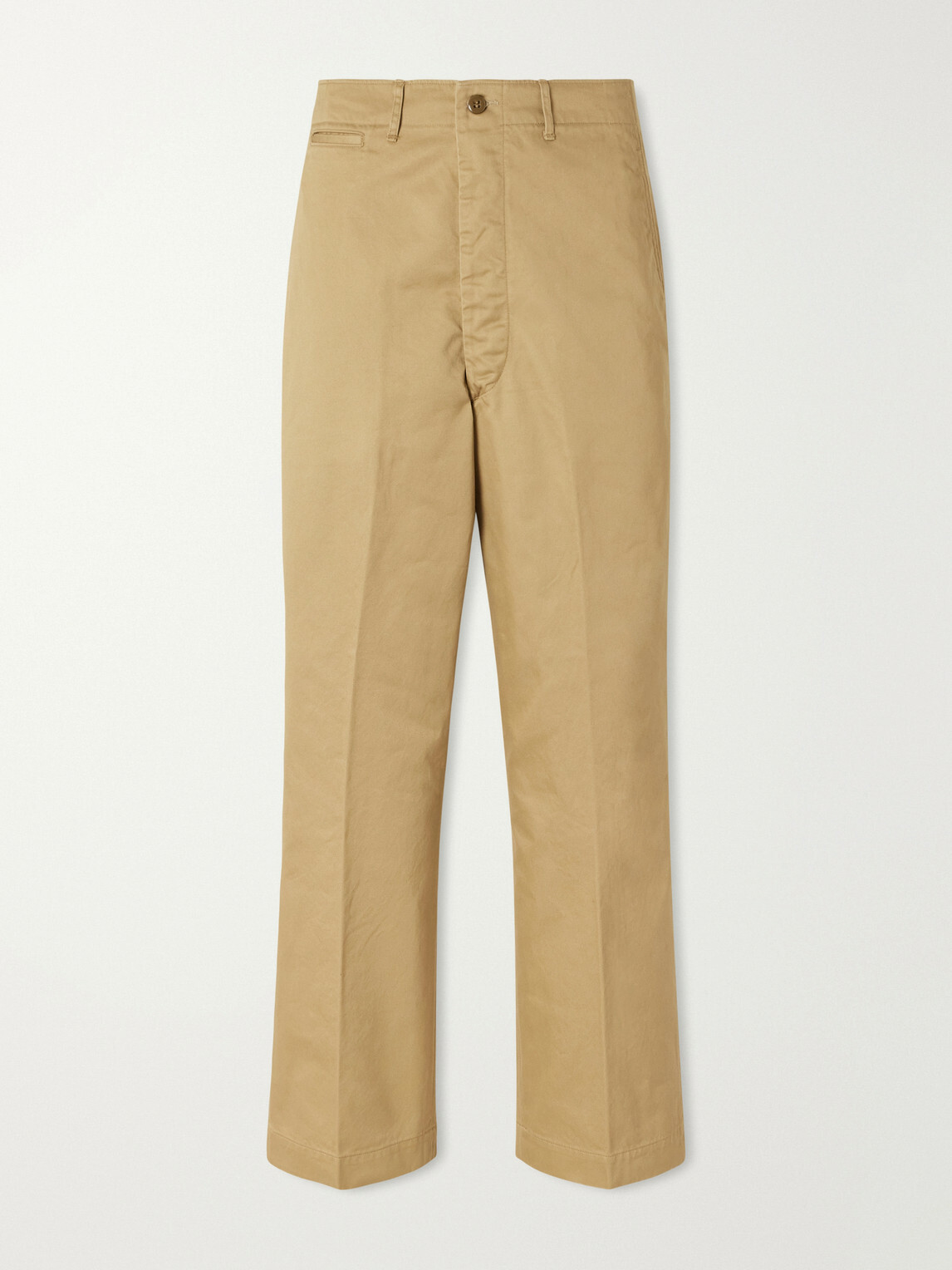 OrSlow - Straight-Leg Cotton-Twill Trousers - Neutrals
