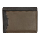 rag and bone Black and Brown Hampshire Card Holder