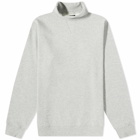 Beams Plus Men's Turtleneck Crew Sweat in Grey