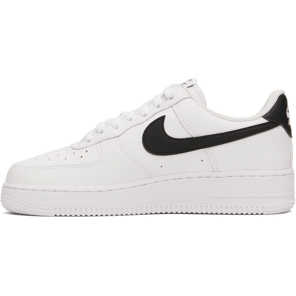 Nike White & Black Air Force 1 '07 Sneakers