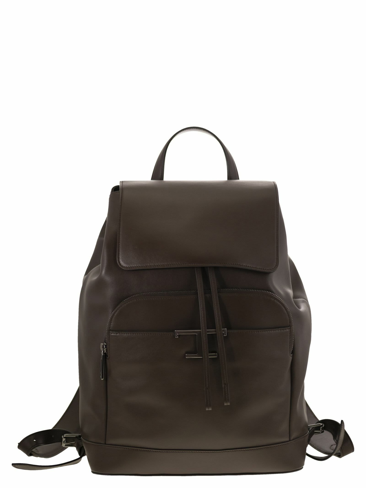 バックパック・リュック Tod's MEDIUM T TIMELESS BACKPACK Man BLACK T Timeless Backpack in Leather Medium
