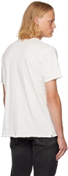 rag & bone White Miles Principal T-Shirt