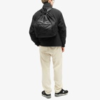 Master-Piece Men's Slant Drawstring Backpack in Black/Grey