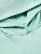 ADIDAS ORIGINALS - Adicolor Premium Logo-Appliquéd Organic Loopback Cotton-Jersey Hoodie - Green
