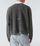 Acne Studios Logo cotton jersey sweatshirt