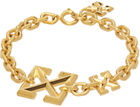 Off-White Gold Arrow Bracelet