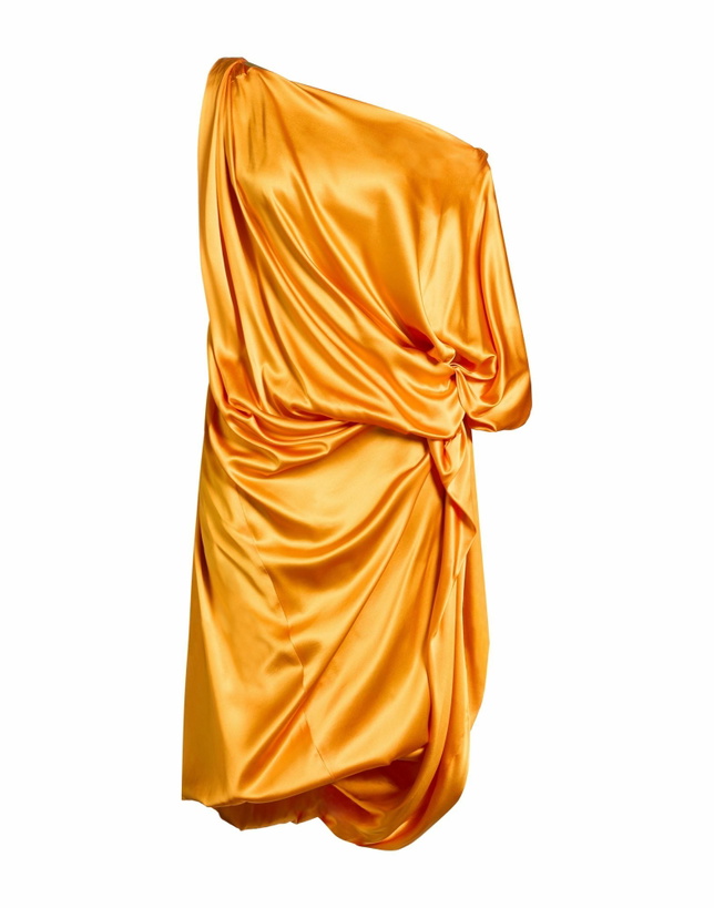 Photo: Dries Van Noten Womens Midi dress in Mandarin