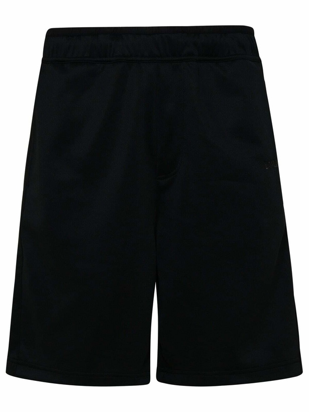 Photo: Lanvin Black Cotton Blend Bermuda Shorts