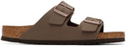 Birkenstock Brown Regular Arizona Sandals