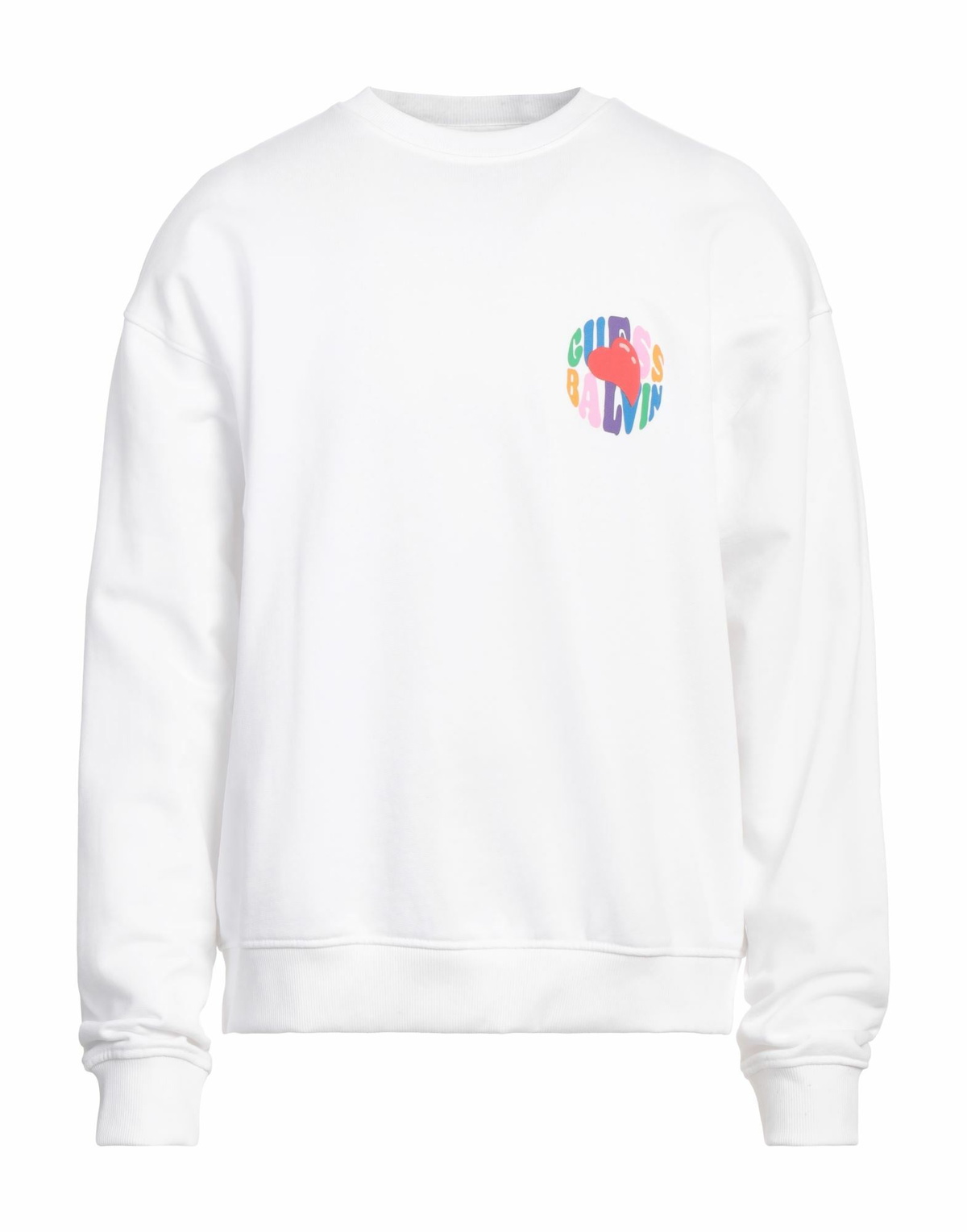 Guess Mens Sweatshirt in White