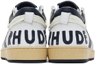 Rhude White & Navy Rhecess Low Sneakers