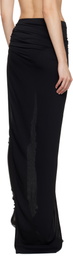 Rick Owens Lilies Black Porterville Hydra Maxi Skirt