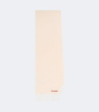 Acne Studios Fringed wool scarf