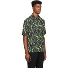 Diesel Black and Green S-Atwood-Glovy Shirt