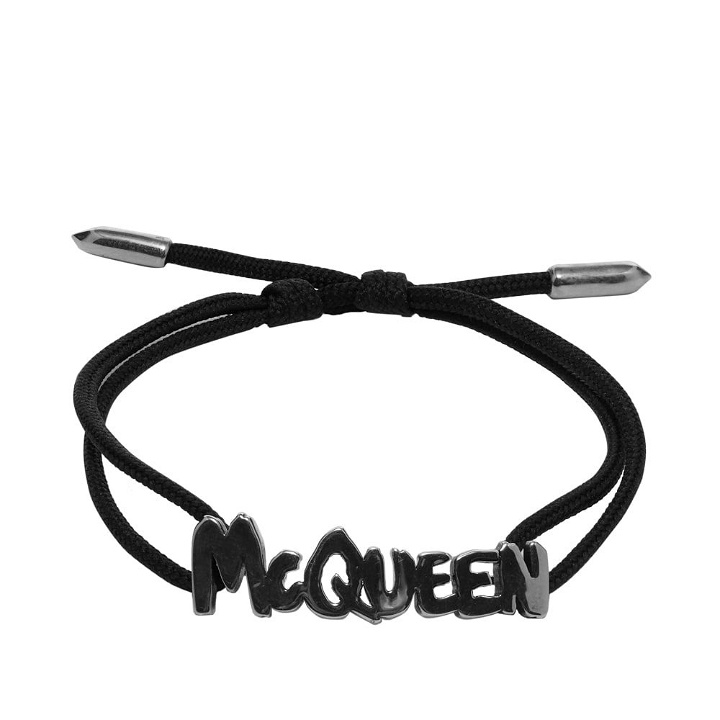Photo: Alexander McQueen Graffiti Logo Friendship Bracelet