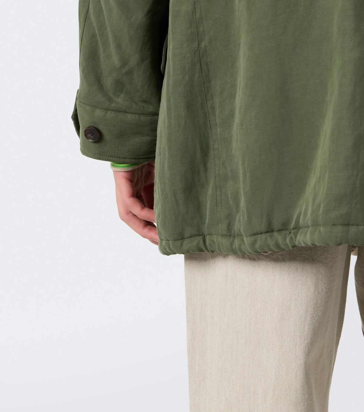 Auralee Silk and linen field jacket
