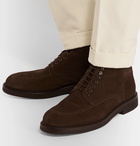 Mr P. - Jacques Shearling-Lined Suede Boots - Brown