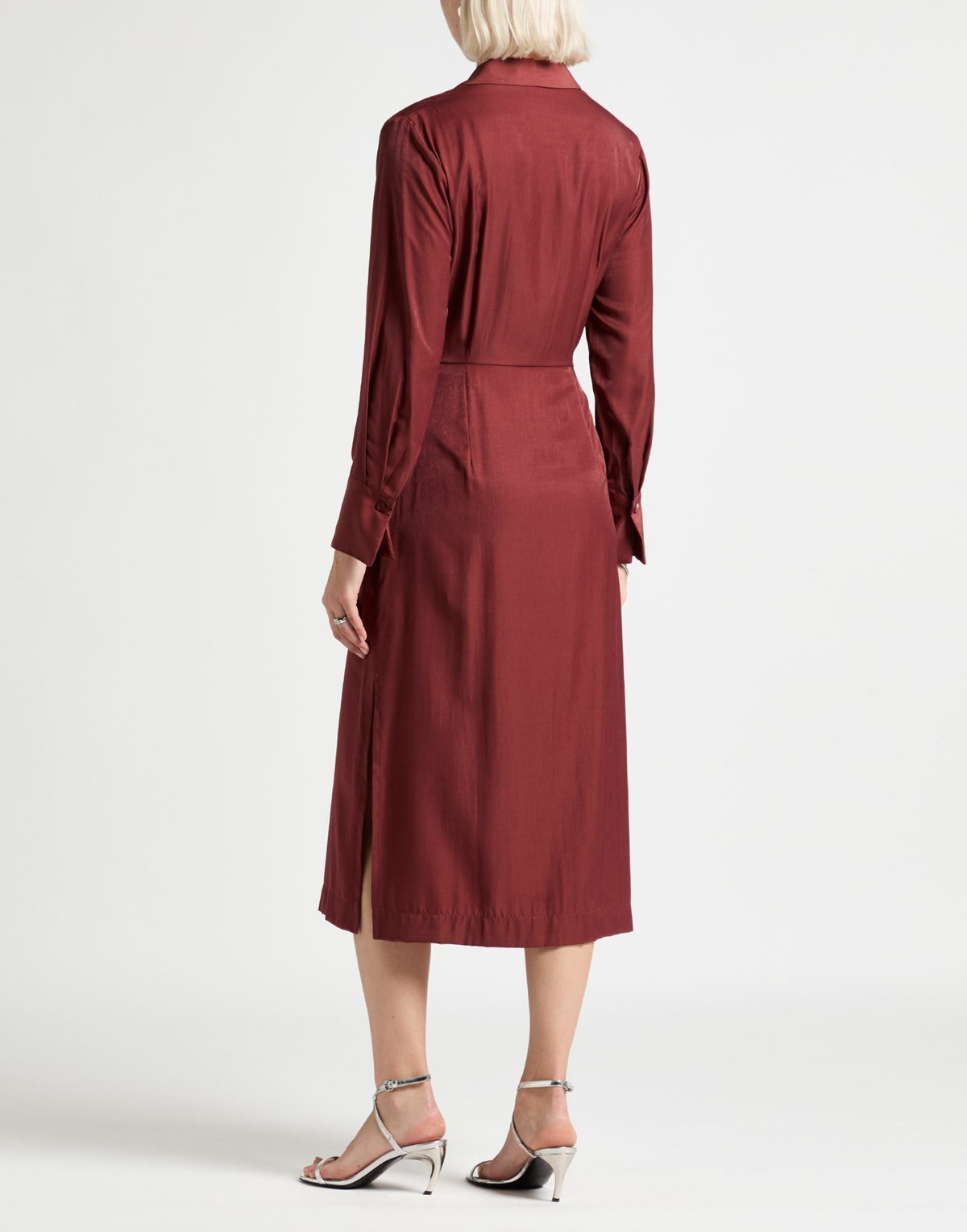 Peserico Womens Midi dress Chocolate in Brown