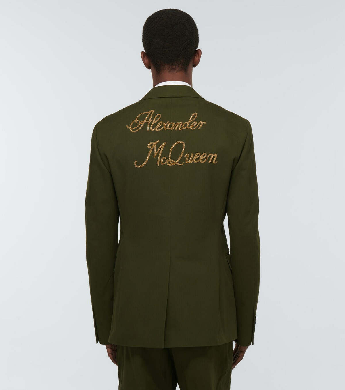 Alexander McQueen Embellished single-breasted blazer