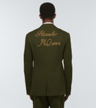 Alexander McQueen Embellished single-breasted blazer