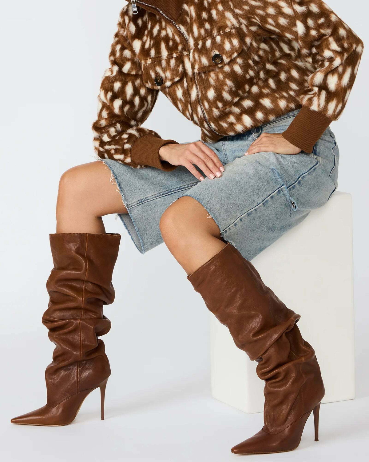 Steve Madden Elona Boots in Brown