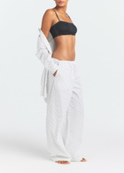 Skims Oversized Cotton-poplin Sleep set Black And White