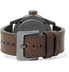 Filson - Field Stainless Steel and Leather Watch - White