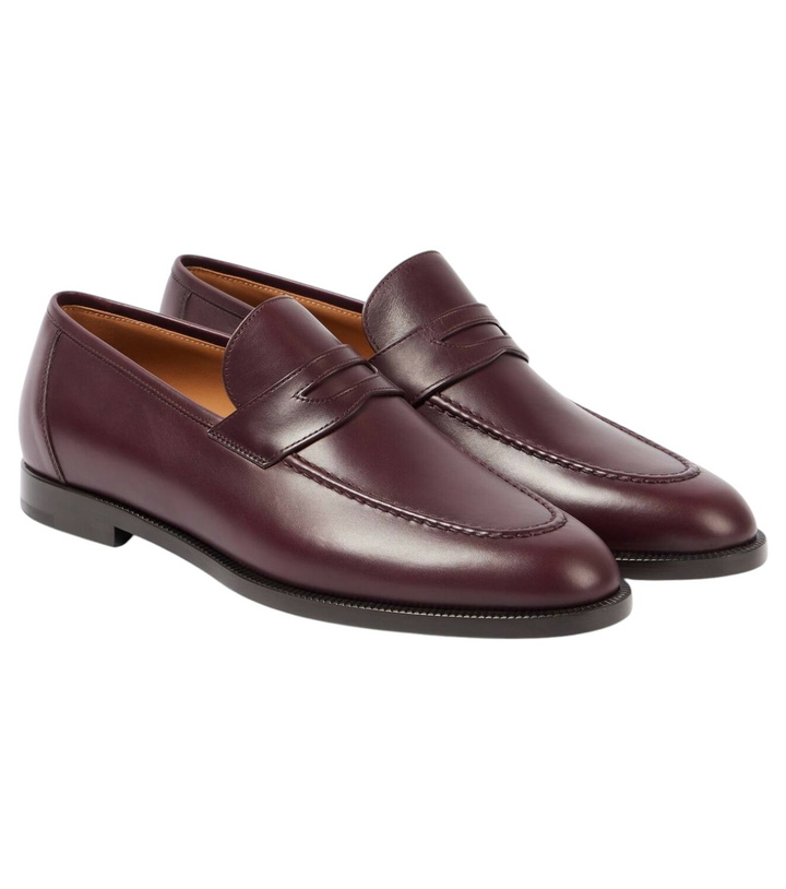 Photo: Loro Piana Sergio leather loafers