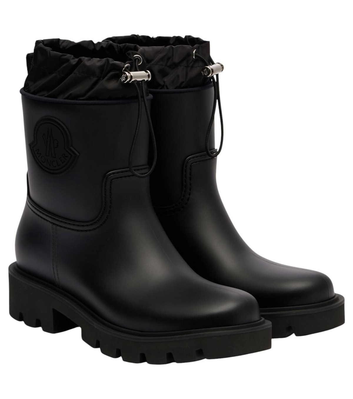 Moncler Women's Gaia Pocket Mid Padded Boot in Pink Moncler