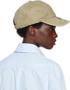 MM6 Maison Margiela Khaki Embroidered Logo Cap