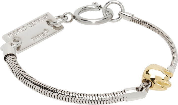 Photo: IN GOLD WE TRUST PARIS Silver Serpentine Bracelet