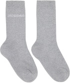 Jacquemus Gray Le Raphia 'Les Chaussettes Jacquemus' Socks