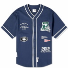 Men's AAPE College Baseball Shirt in Navy