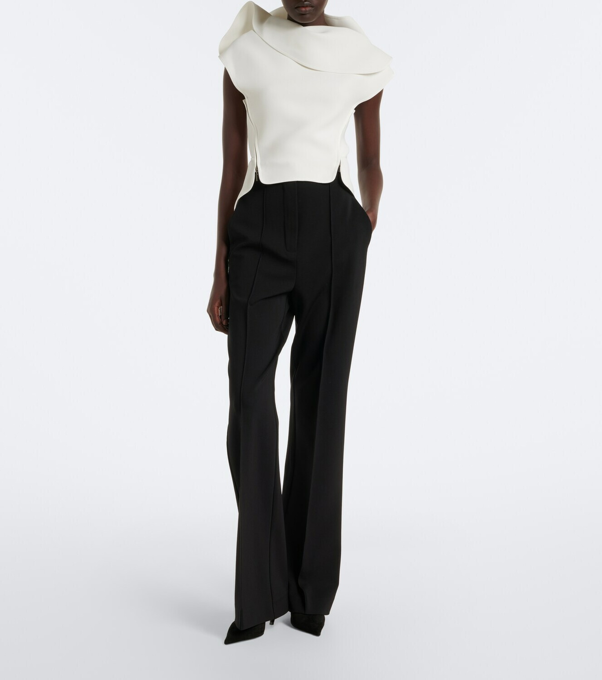 Maticevski Whirl draped top