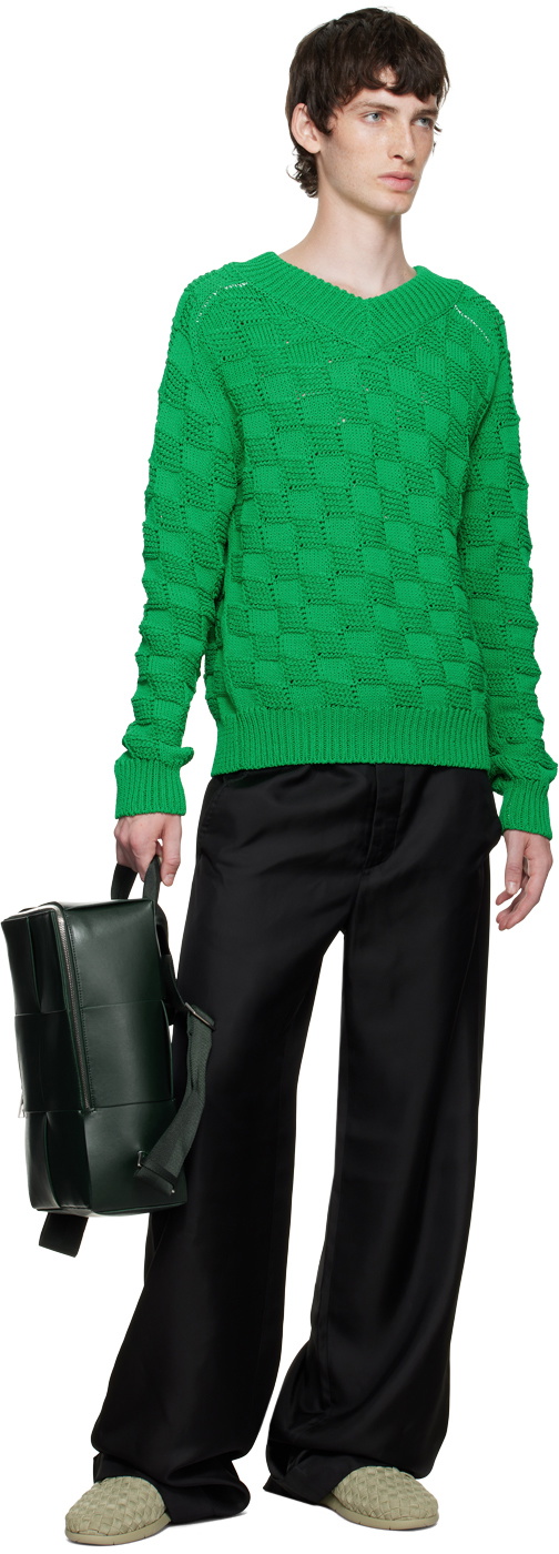 Bottega Veneta: Green Arco Backpack