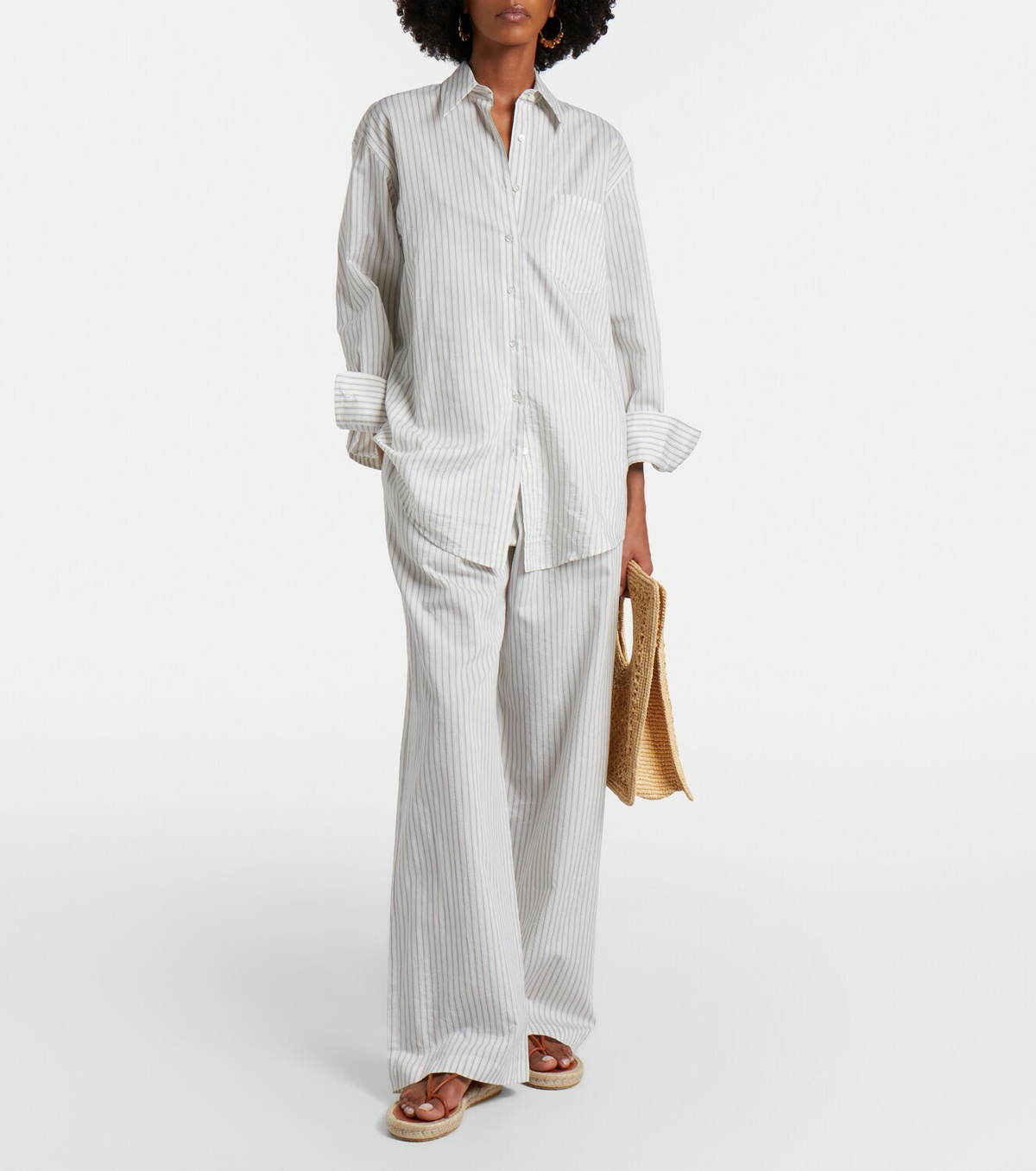 Gianvito Rossi Leather espadrille sandals