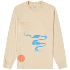 Reception Men's Long Sleeve Bukow T-Shirt in Sand