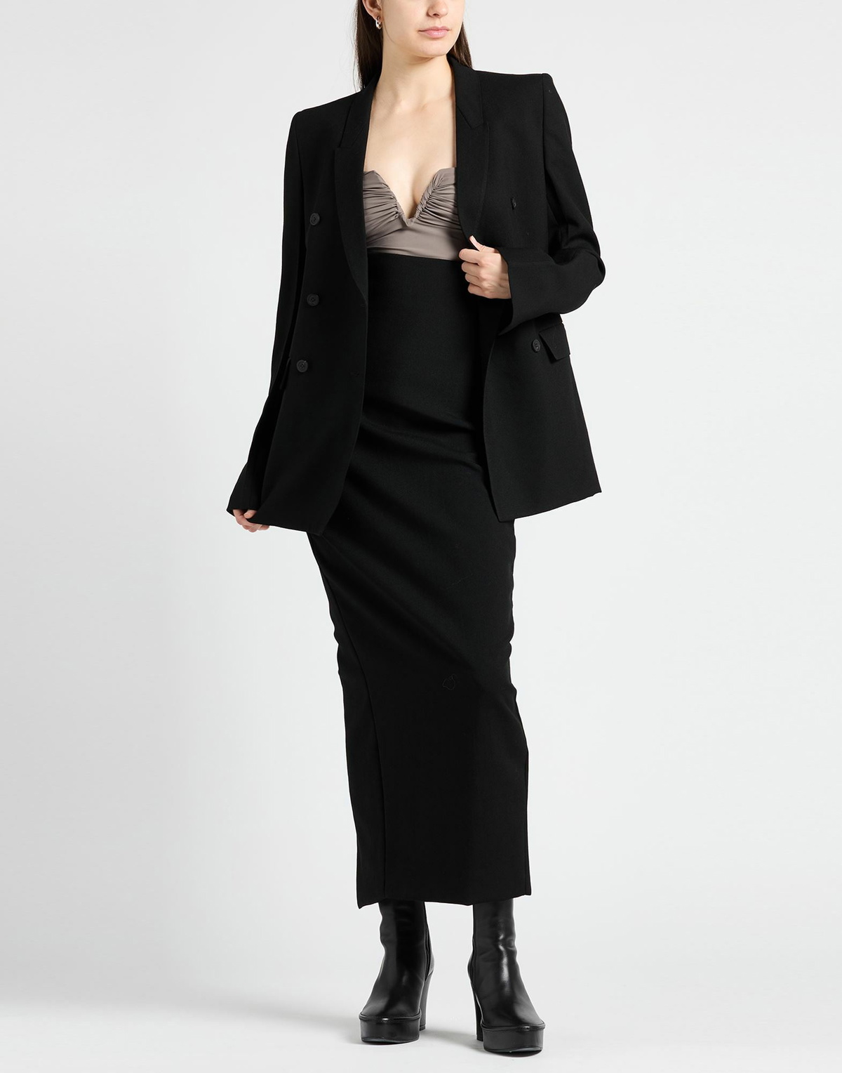 Rick Owens Womens Blazer in Black