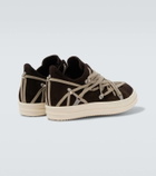 Rick Owens Megalace suede sneakers