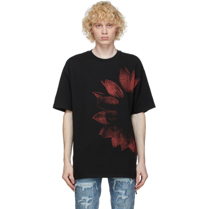 Photo: Ksubi SSENSE Exclusive Black and Red Dazed T-Shirt