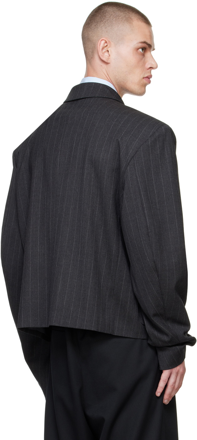 VAQUERA Gray Slouchy Blazer
