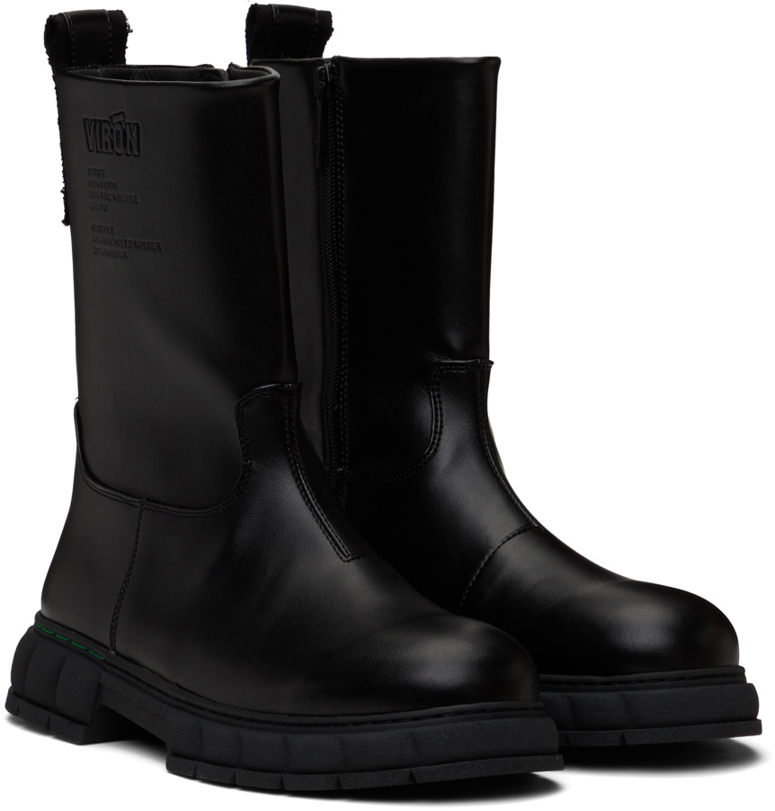 ミドルブーツ VIRON Women Boots C1992Z03A90BLACK Black Virón 1992Z Black Apple Boots