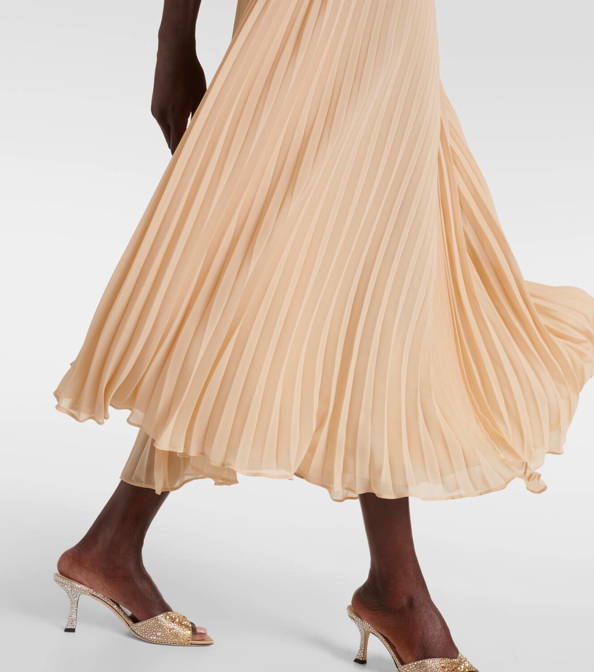 SELF-PORTRAIT ワンピース Plisse boucle midi dress955692 Self-Portrait Plissé bouclé midi dress Self-Portrait