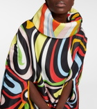Pucci - x Fusalp printed poncho