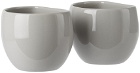 førs studio Grey Medium Cup Set, 8 oz / 236 mL